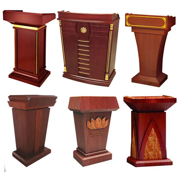 Bục tượng Bác gỗ công nghiệp: Sự trang nghiêm tinh tế cho hội trường